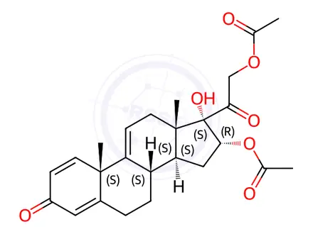 Chemical structure of Budesonide Impurity 96