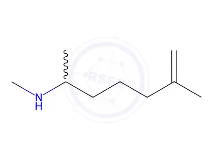 Chemical structure of Isometheptene Impurity 1