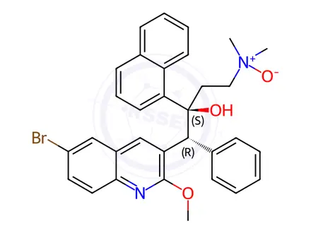 Chemical structure of Bedaquiline Fumarate Impurity 20