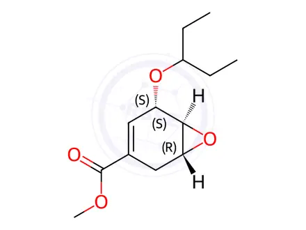 Chemical structure of Oseltamivir Impurity 65
