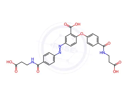 Chemical structure of Balsalazide Impurity 9