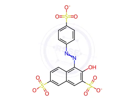 Chemical structure of Sulf-R-azo