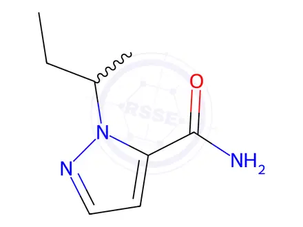 Chemical structure of 1-sec-butyl-1H-pyrazole-5-carboxamide