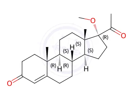 Chemical structure of Progesterone Impurity 63