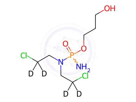 Chemical structure of Alcophosphamide-d4