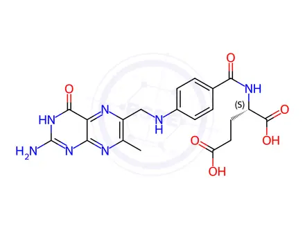 Chemical structure of Folic Acid Impurity 83