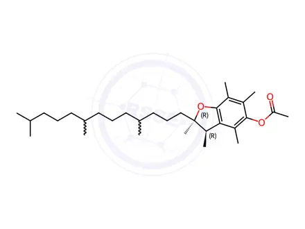 Chemical structure of Vitamin E Impurity 4