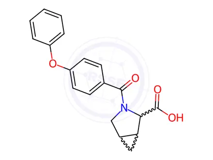 Chemical structure of 3-(4-Phenoxybenzoyl)-3-azabicyclo[3.1.0]hexane-2-carboxylic acid