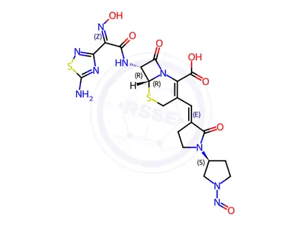 Chemical structure of Ceftobiprole Impurity 36