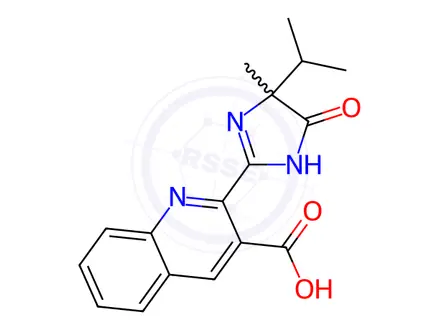 Chemical structure of Imazaquin
