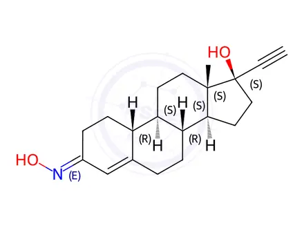 Chemical structure of Norethisterone-3-oxime