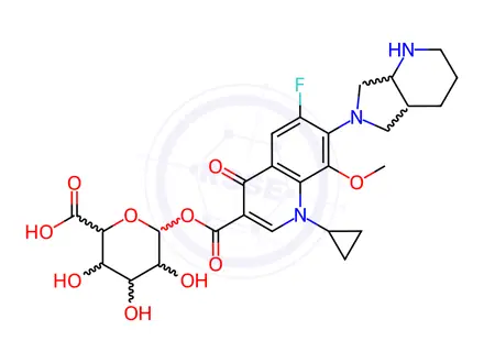 Chemical structure of Moxifloxacin Acyl Glucuronide