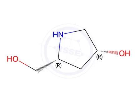 Chemical structure of (3R,5R)-5-(Hydroxymethyl)pyrrolidin-3-ol