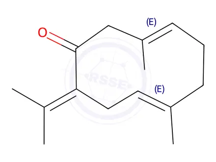 Chemical structure of Germacrone