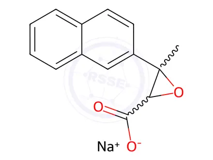 Chemical structure of Naproxen Impurity 62 Sodium Salt