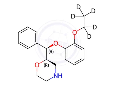 Chemical structure of Reboxetine-d5 Mesylate