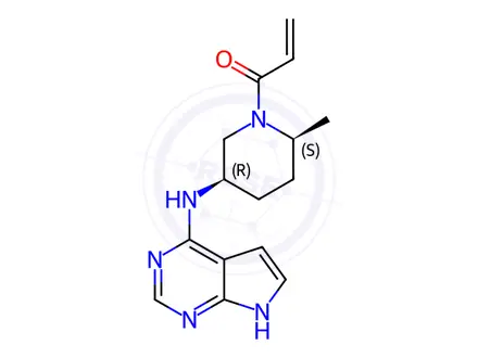 Chemical structure of Ritlecitinib Tosylate