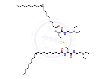 Chemical structure of 2-(5-(Ethoxycarbonyl)-2-propyl-1H-imidazol-4-yl)propan-2-yl 4-(2-hydroxypropan-2-yl)-2-propyl-1H-imidazole-5-carboxylate