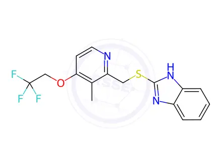 Chemical structure of lansoprazole EP impurity C