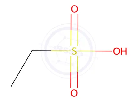 Chemical structure of Ethanesulfonic Acid