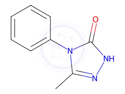 Chemical structure of 5-methyl-4-phenyl-2,4-dihydro-3H-1,2,4-triazol-3-one