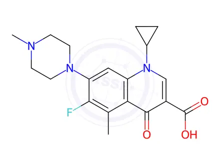 Chemical structure of Sparfloxacin Impurity 23