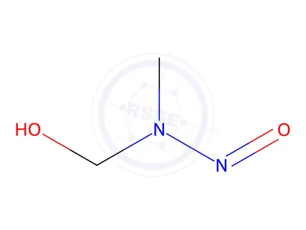 Chemical structure of N-Nitroso-N-Methyl-N-Hydroxymethylamine