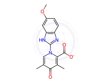 Chemical structure of Esomeprazole Impurity H431
