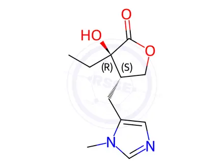 Chemical structure of Pilocarpine Impurity 5