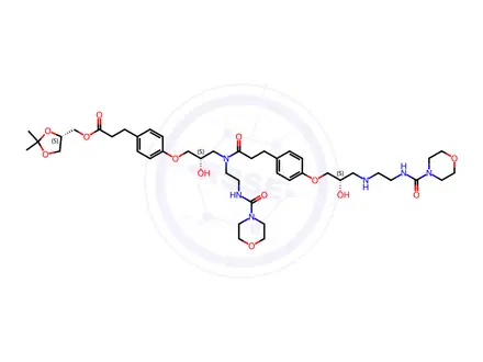 Chemical structure of Landiolol impurity 28