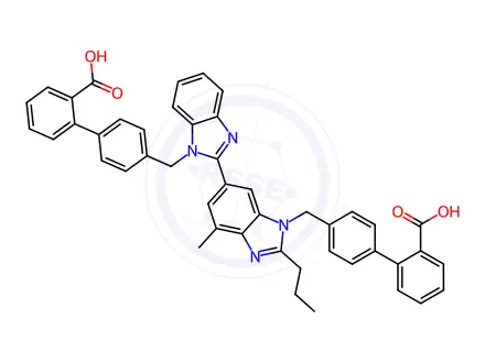 Chemical structure of Telmisartan Impurity 9