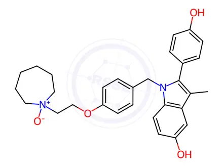 Chemical structure of Bazedoxifene Impurity 3