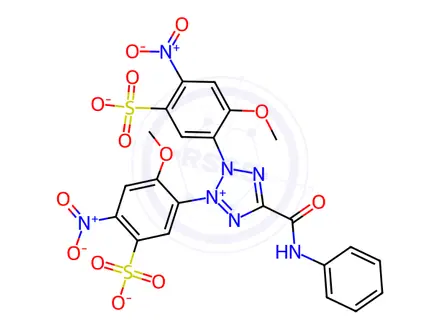 Chemical structure of XTT sodium salt