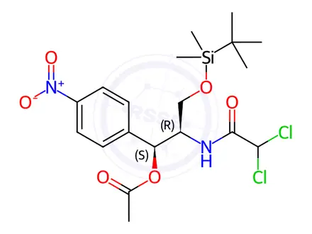 Chemical structure of Chloramphenicol Impurity 8