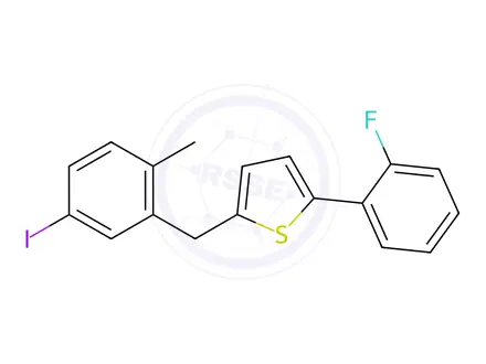 Chemical structure of Canagliflozin Impurity 79