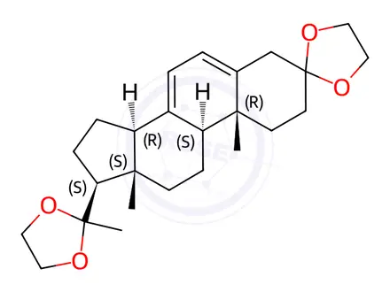 Chemical structure of Dydrogesterone Impurity 4
