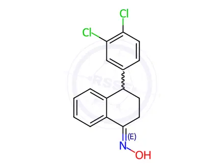 Chemical structure of Sertraline Impurity 3