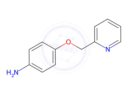 Chemical structure of 4-(Pyridin-2-ylmethoxy)aniline dihydrochloride