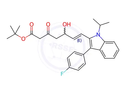 Chemical structure of Fluvastatin Impurity 32