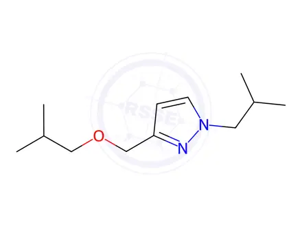 Chemical structure of 3-(isobutoxymethyl)-1-isobutyl-1H-pyrazole