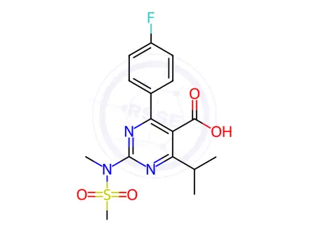 Chemical structure of Rosuvastatin Impurity 54