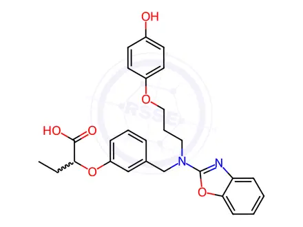 Chemical structure of Pemafibrate Impurity 8