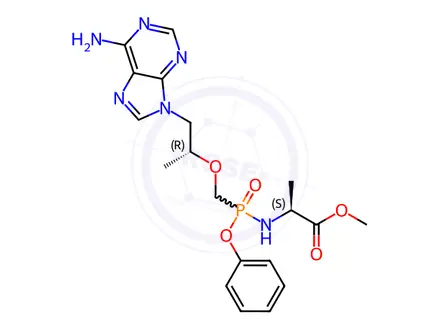 Chemical structure of Tenofovir Alafenamide Fumarate Impurity 102 Monomer