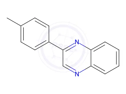Chemical structure of Quinoxaline, 2-(4-methylphenyl)-