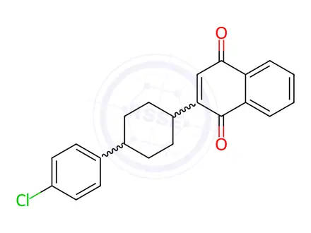 Chemical structure of Atovaquone Impurity 9