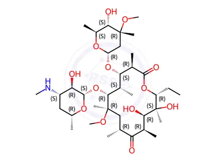 Chemical structure of Clarithromycin EP Impurity D
