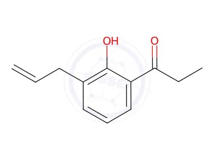 Chemical structure of 3'-Allyl-2'-hydroxypropiophenone
