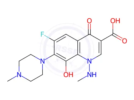 Chemical structure of Marbofloxacin EP Impurity D