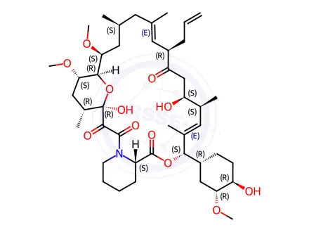 Chemical structure of Tacrolimus Impurity 29