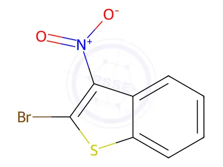 Chemical structure of 2-Bromo-3-nitro-1-benzothiophene